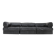 De Sede DS 88 modular sofa black leather patchwork Switzerland 1970s