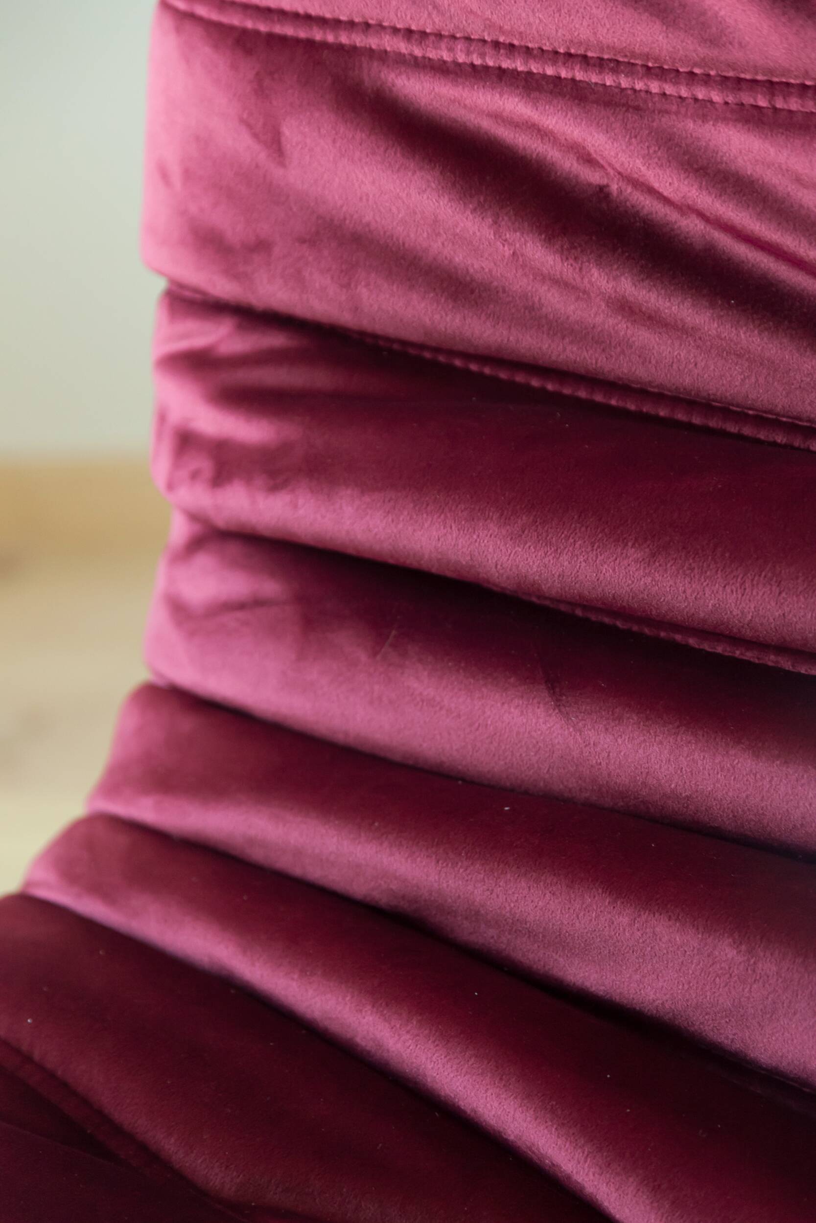 Togo 3- seater sofa in bordo velvet