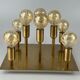 60s 70s ceiling lamp Sölken Leuchten Germany in brass