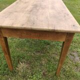 Small oak farm table