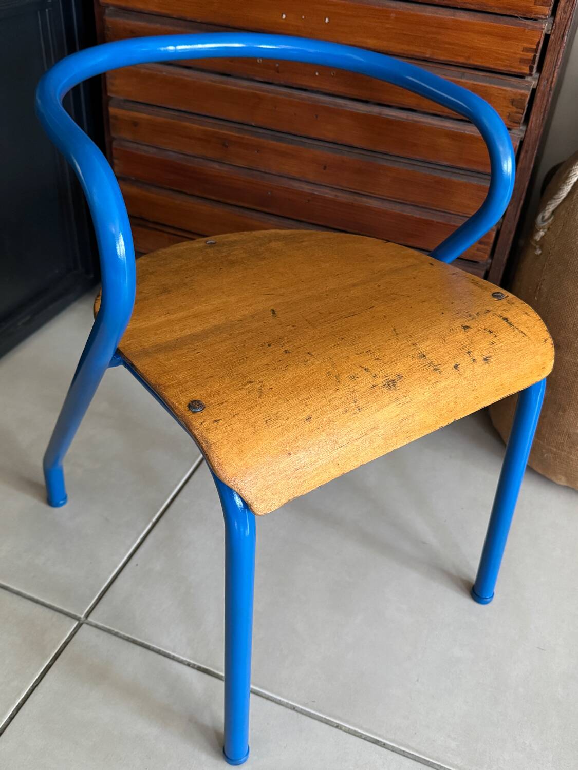Vintage Hitier children's school chair
