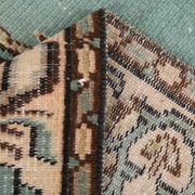 Tapis persan vert sarcelle et marron 6x9, 173x270 cm