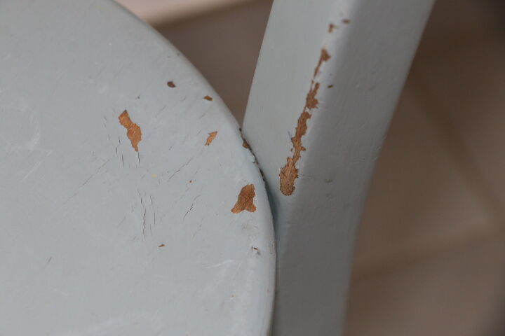 Chaise bistrot Baumann n°19 gris bleu