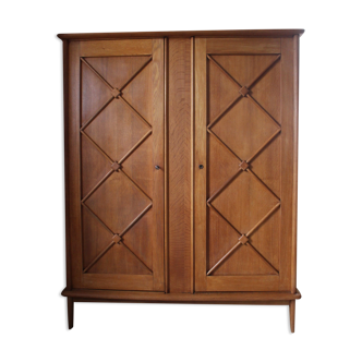 Vintage cabinet with braces