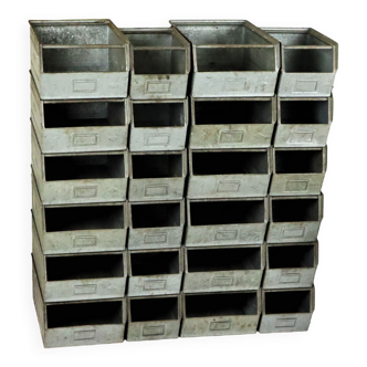 Modular Furniture Industrial Compartments Cabinet Metal TMT Bins 120cm