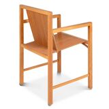 Ruud Jan Kokke. Pair of minimalist oak armchairs. 1980s.