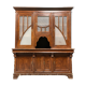 Large art deco cafe cabinet from Belgium, 1920s.