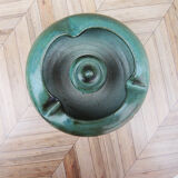 Ancien cendrier en céramique verte Jean Marais