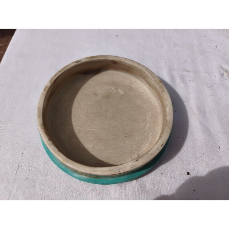 Ginger jar in Chinese glazed earthenware