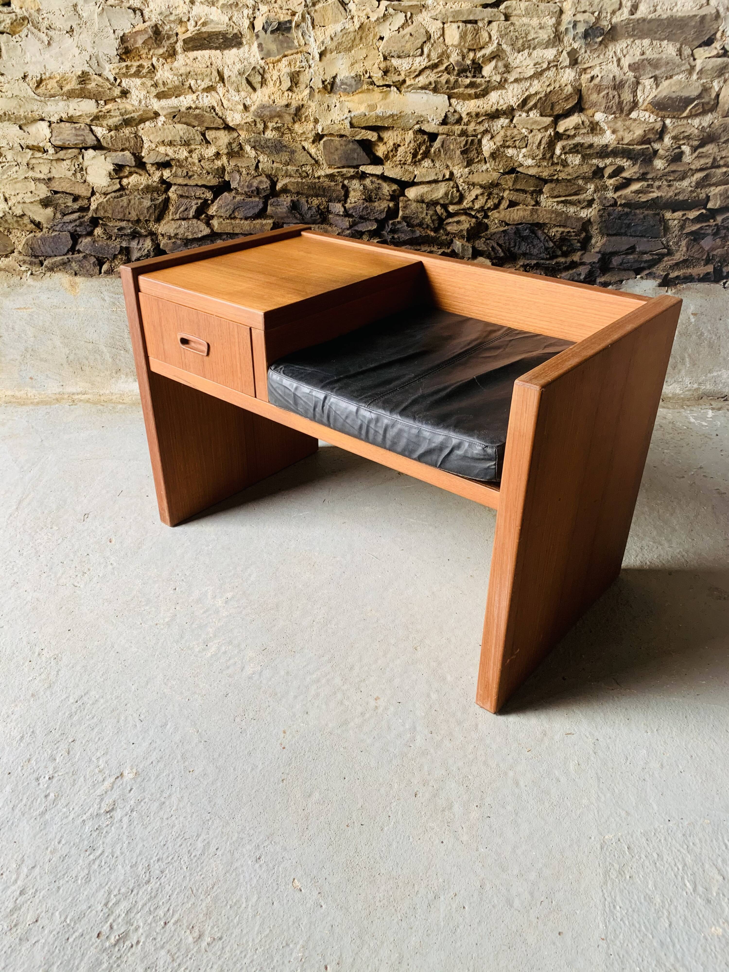 Wooden telephone cabinet