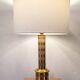 Lampe colonne laiton