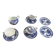 Porcelain tea set with dragon or cherry blossom motif
