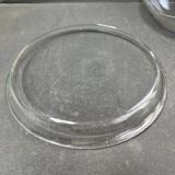 Cloche à fromages avec plateau à rebord – ½ cristal soufflé et taillé