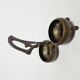 Art Nouveau salt and pepper holder by Niemen Glassworks, Poland, 1920s