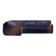 Blue Velvet Corner Sofa