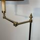 Brass Articulated Arm Reading Lamps in Gold. Neoclassical Style. Work.