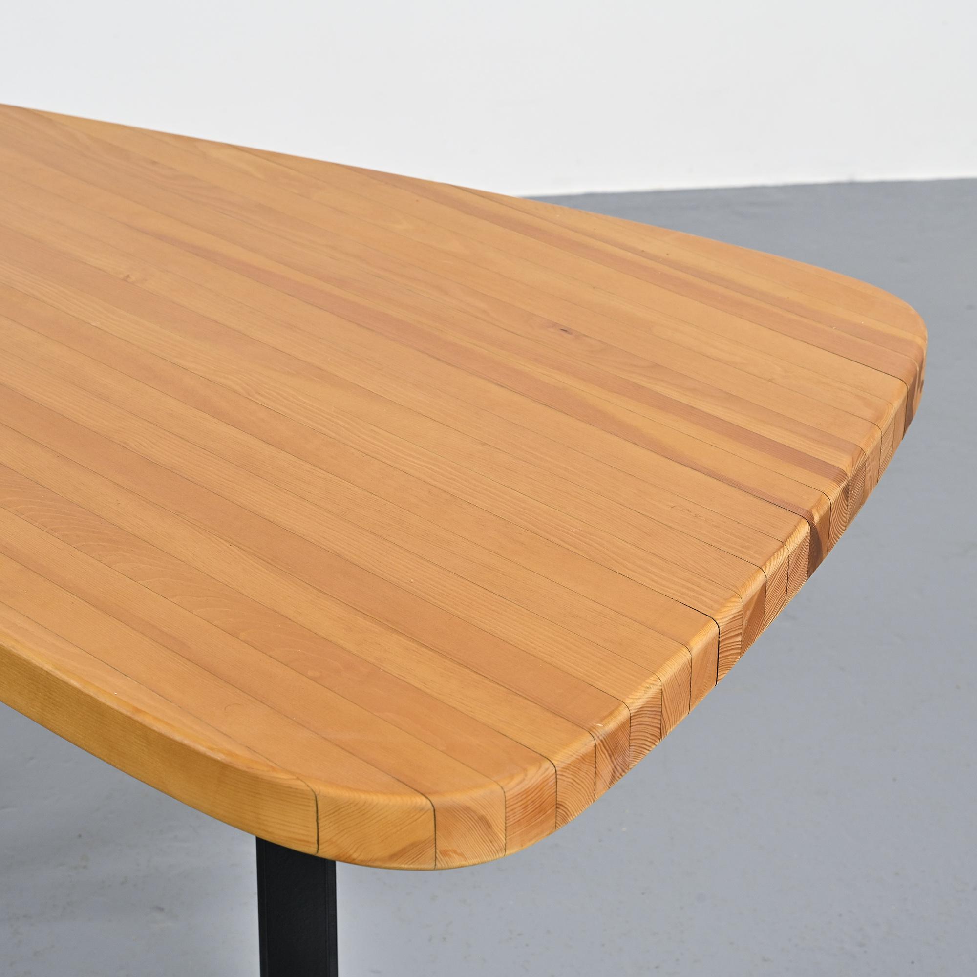 Free-form table, Charlotte Perriand for Les Arcs, circa 1986