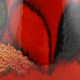 60 years red vase