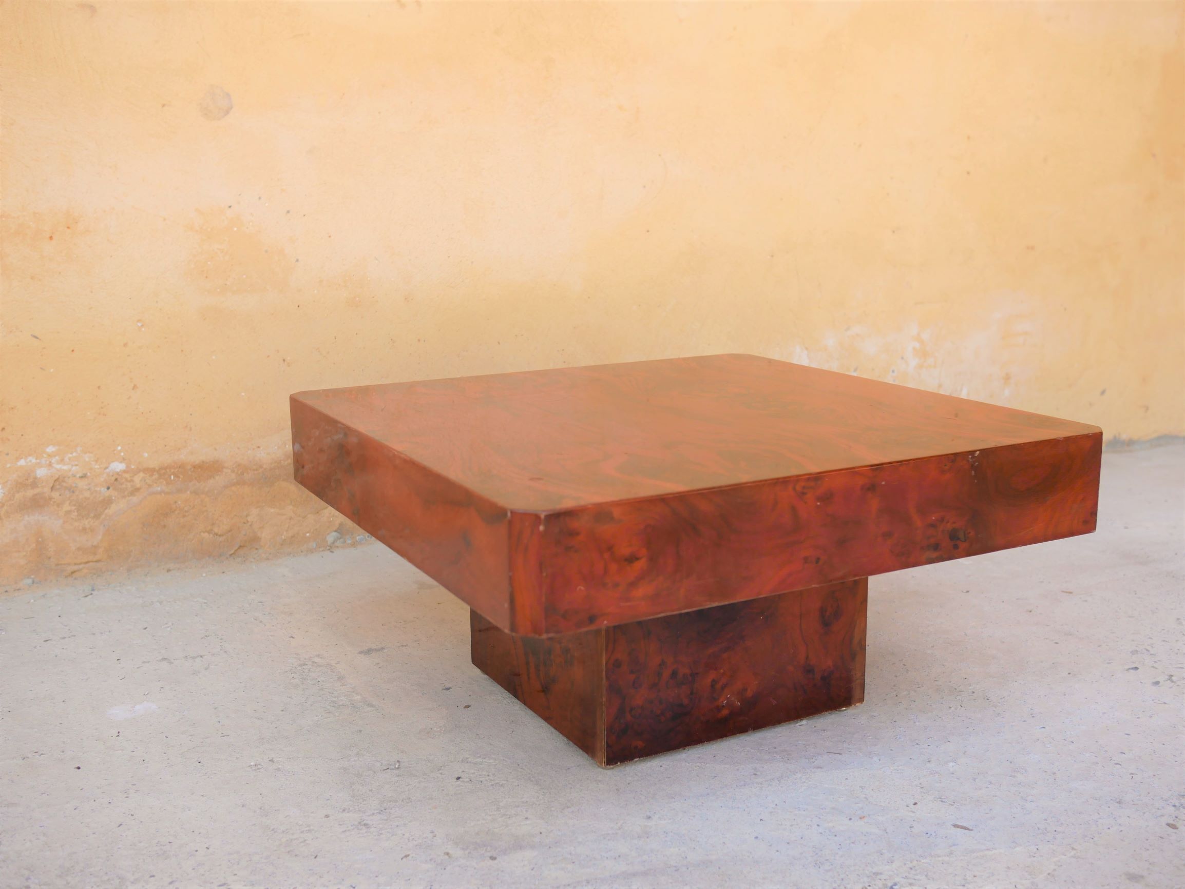 Table basse vintage en palissandre