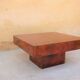 Table basse vintage en palissandre