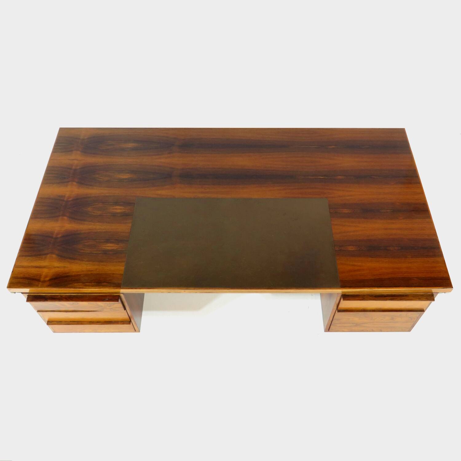 Mid century modern executive writing desk in rosewood, 1960s