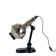 Streamline directional lamp in chrome and Bakelite — circa 1940