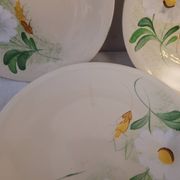 Set of 6 Longchamp 70's flat plates