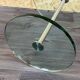 1970s 1980s Coffee Table Side Table in Chrome and Glass Space Age Design