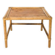 Table basse vintage en bambou marron clair Tablette Mid Century Vintage Rat