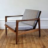 Fauteuil scandinave en teck, 1960
