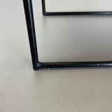 Aubock Style Mid-Century Rattan Bauhaus Magazine Holder, France, 1950s