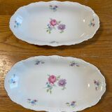 Two porcelain dishes from Bavaria.