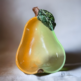 Bowl cup in the shape of vintage pear fruit