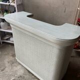 Bar en rotin vintage