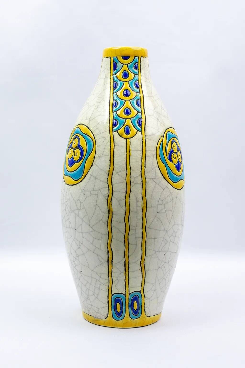 Art Deco vase by Charles Catteau - Boch Frères Kéramis, decoration 751 from 1923