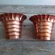 Duo of cache copper pots