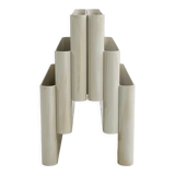 White magazine rack by giotto stoppino for kartell, 1970