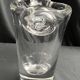 Daum, crystal vase with coiled sockets circa 1970