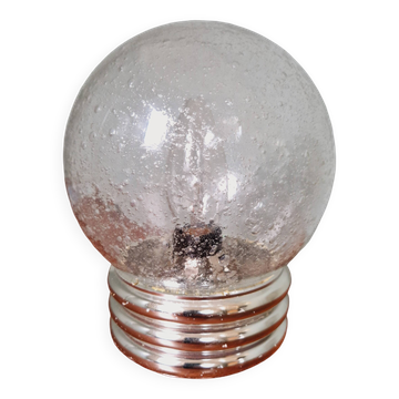 Bubble glass table lamp, Space Age style, 70s