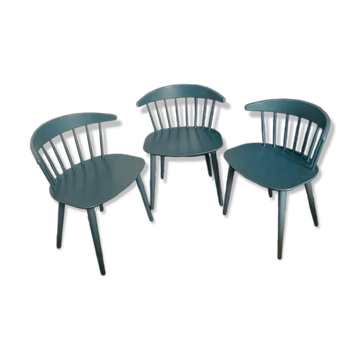 3 CHAIRS J104 designed by Jorgen Baekmark