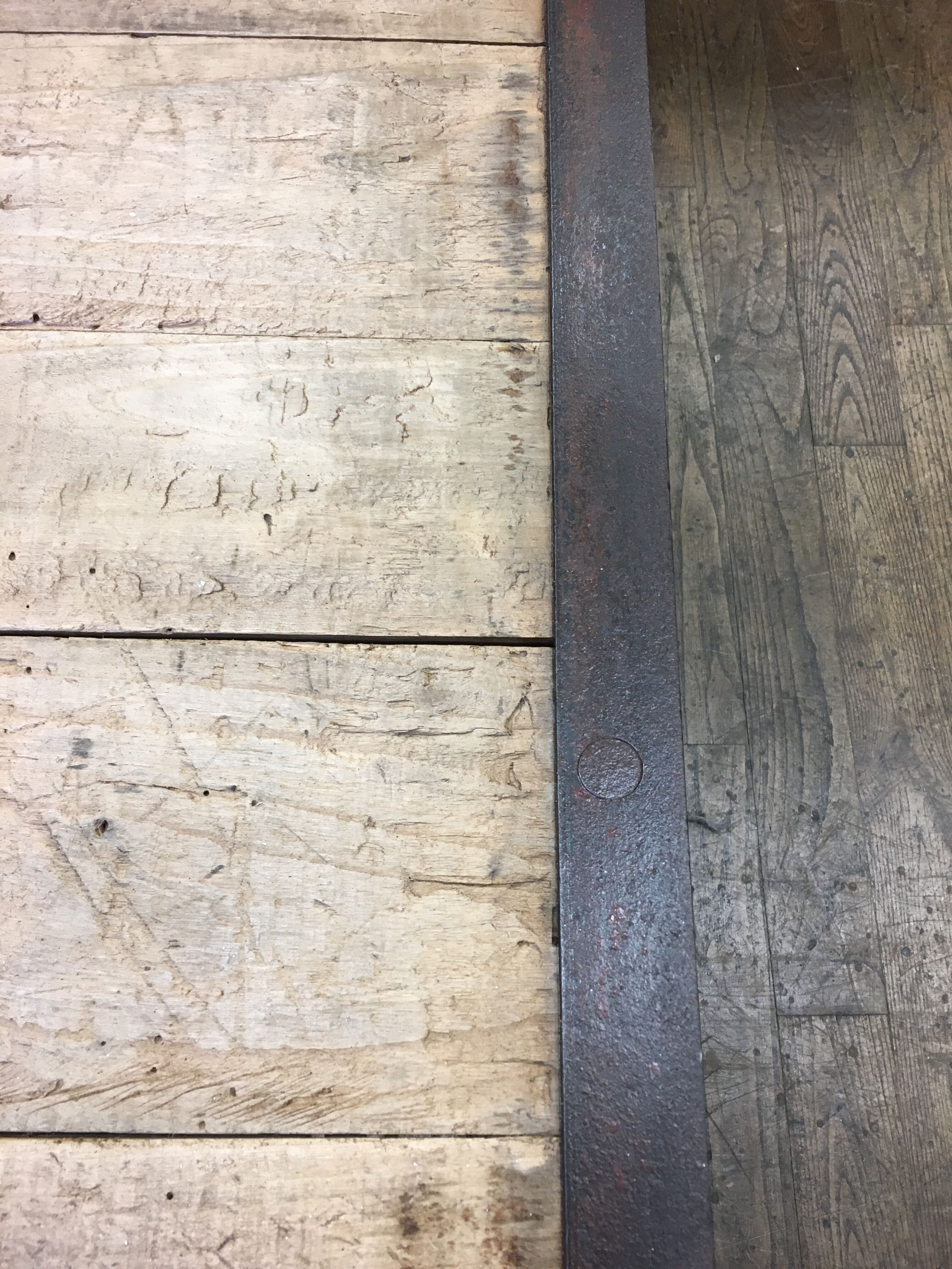 Industrial coffee table