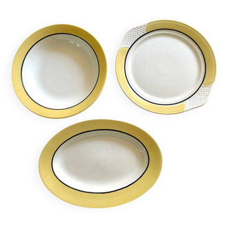 Set of 3 L'amandinoise dishes