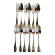Silver-plated Table Cutlery Ridoux 6 Spoons and 6 Forks