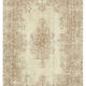 Hand-Knotted Decorative Turkish Beige Rug 189 cm x 291 cm