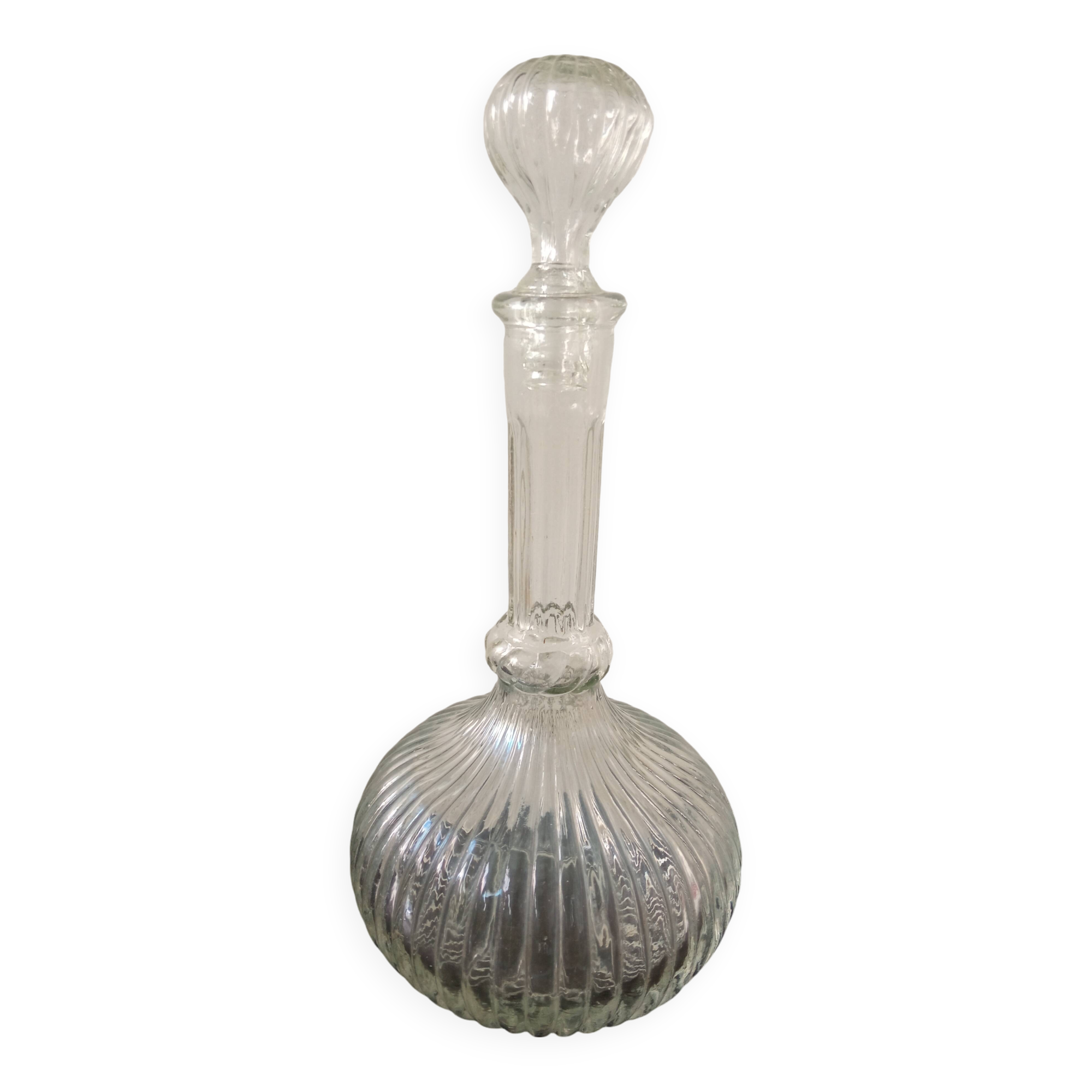 blown glass carafe