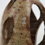 Stoneware ceramic lantern candle holder, 1960s