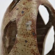 Bougeoir lanterne en céramique grès, années 60