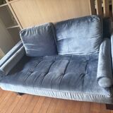 Two 3-seater sofas