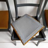 4 velvet seat chairs