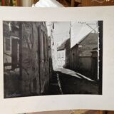 Vintage black and white photo